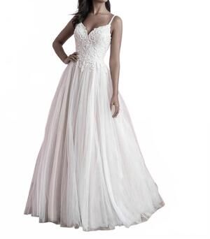 NEW ALLURE BRIDALS a-line wedding gown in ivory